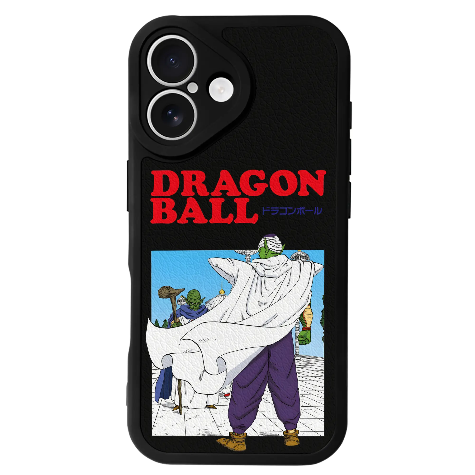 ドラゴンボール グッズ ピッコロ - IPhone 16シリーズ対応 ・ シリコンスマホケース ・ レザー調 ・ 高精度フィット ・ 耐衝撃 ・ ワイヤレス充電対応 ・ 精密カット